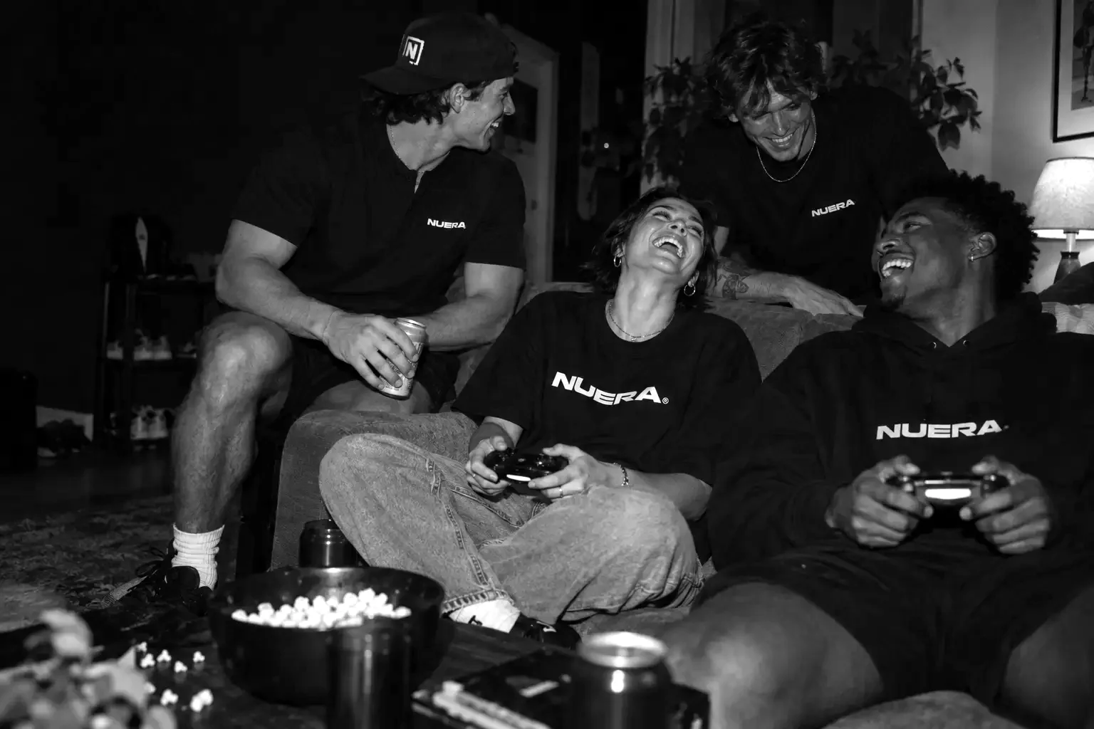 NUERA teammates spending time together at the team house